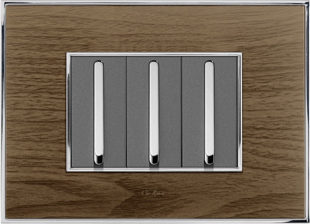 LISHA S7 Platina Wood Cover Plates